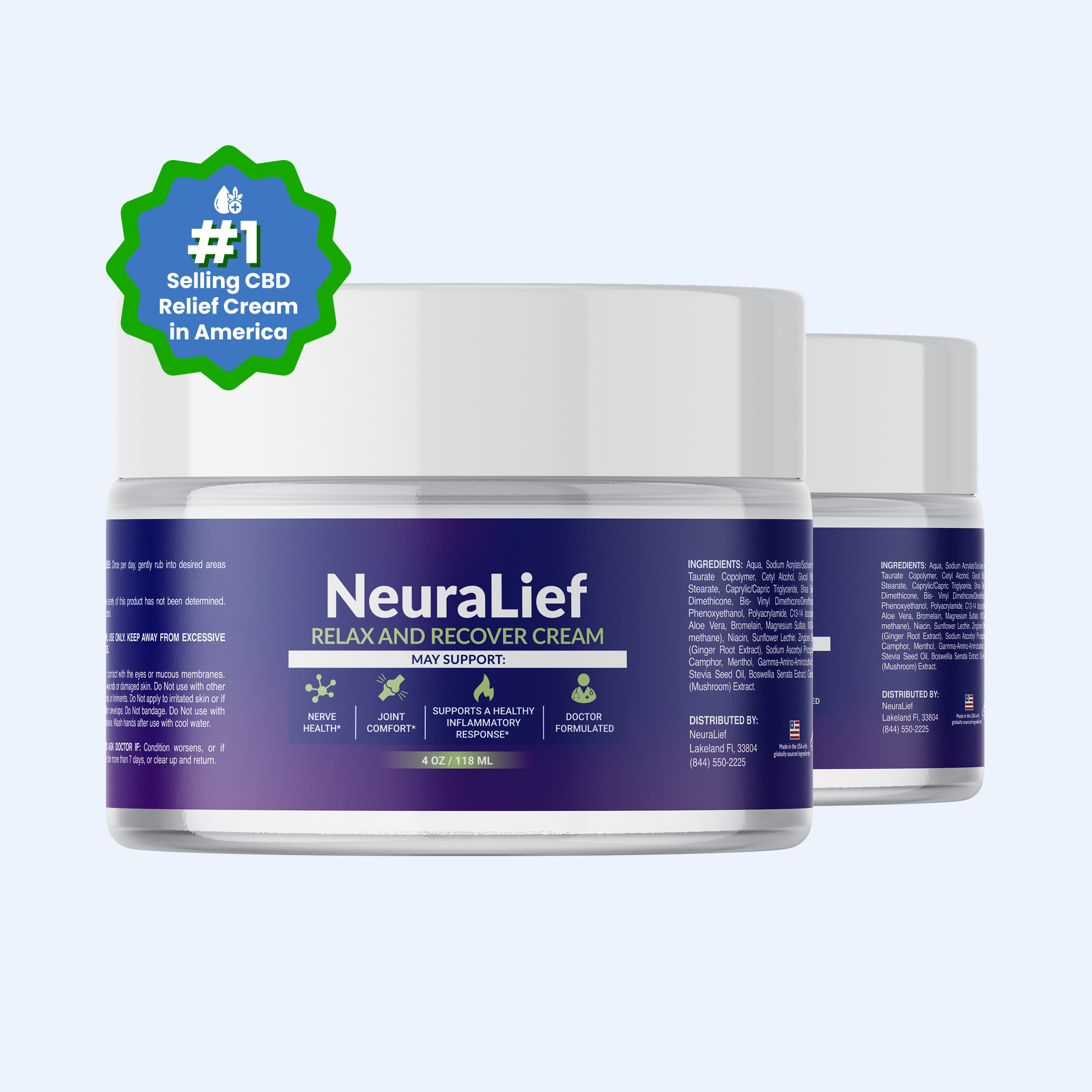 NeuraLief CBD - Relief Cream