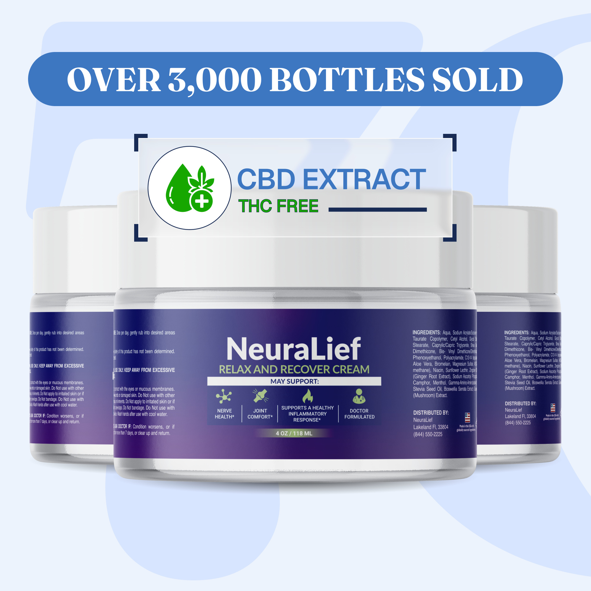 NeuraLief CBD - Relief Cream