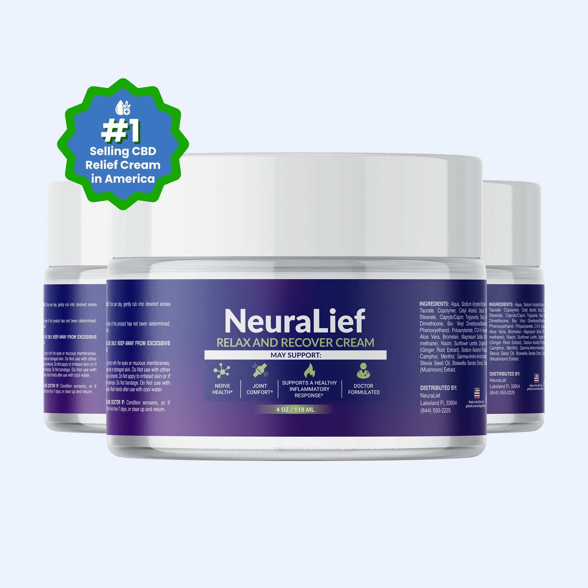 NeuraLief CBD - Relief Cream